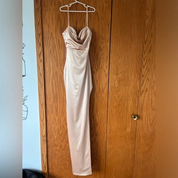 windsor gold dress Gold Prom Dresses With Slit